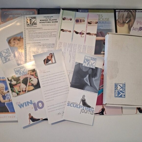 Winsor Pilates DVD Fitness Body Sculpting Exercise Home Workouts Abs Lot - Picture 4 of 7